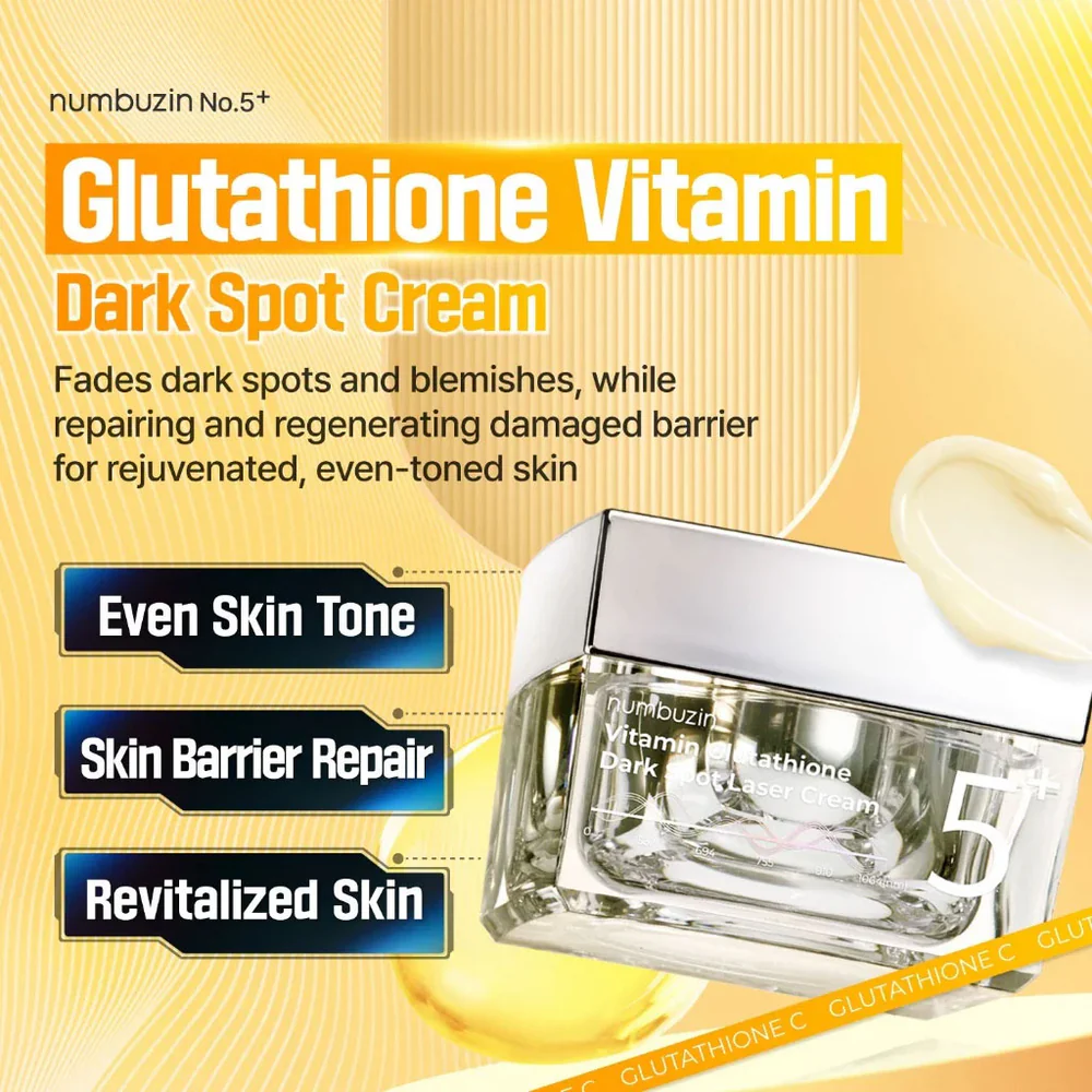 Crema No.5+ Glutatión Dark Spot Laser 50ml - Numbuzin - Imagen 2